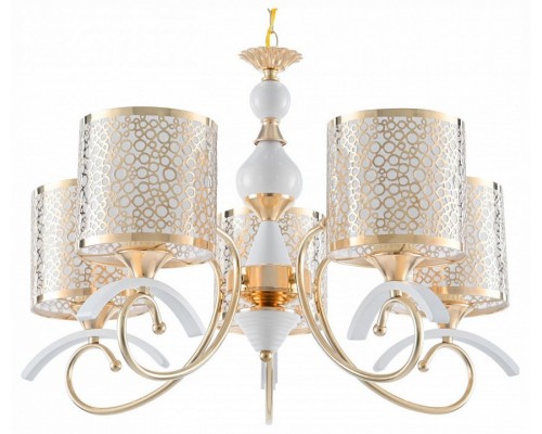 Подвесная люстра Arte Milano Florentia-9787 309787/5 Wh/Gd Подвесная люстра Arte Milano Florentia-9787 309787/5 Wh/Gd