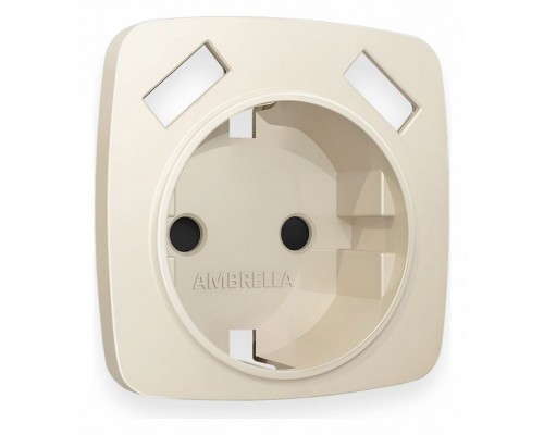 Накладка для розетки с заземлением и со шторками и 2хUSB type A Ambrella Volt Quant OP3290 Накладка для розетки с заземлением и со шторками и 2хUSB type A Ambrella Volt Quant OP3290