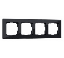 Рамка на 4 поста Werkel Favorit (черный) W0041108