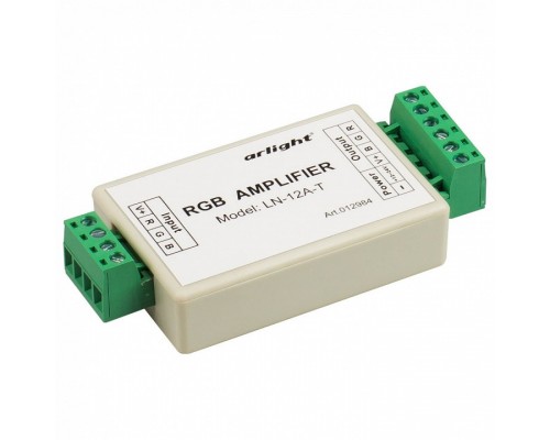 Усилитель RGB Arlight LN-12A LN-12A-T (12/24V, 144/288W) Усилитель RGB Arlight LN-12A LN-12A-T (12/24V, 144/288W)