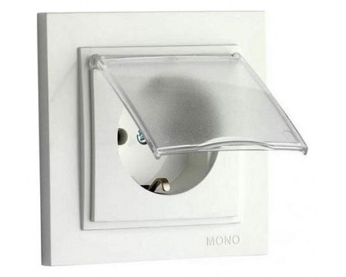 Розетка с заземлением с крышкой Mono Electric Despina 102-252521-118 Розетка с заземлением с крышкой Mono Electric Despina 102-252521-118