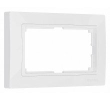 Рамка для двойной розетки Werkel Snabb basic (белый) W0082001