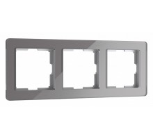 Рамка на 3 поста Werkel Acrylic (графит) W0032704