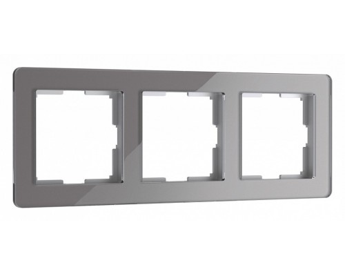 Рамка на 3 поста Werkel Acrylic (графит) W0032704