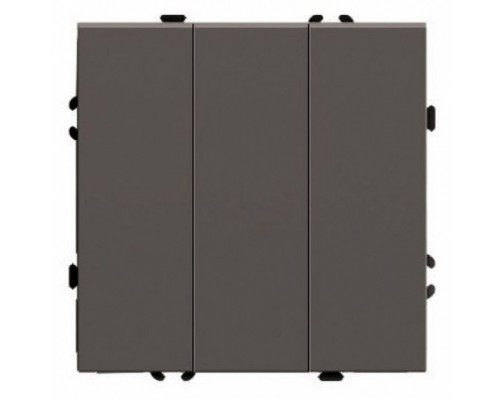 Выключатель трехклавишный без рамки Stekker Эмили 49922