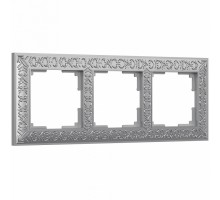 Рамка на 3 поста Werkel матовый хром WL07-Frame-03