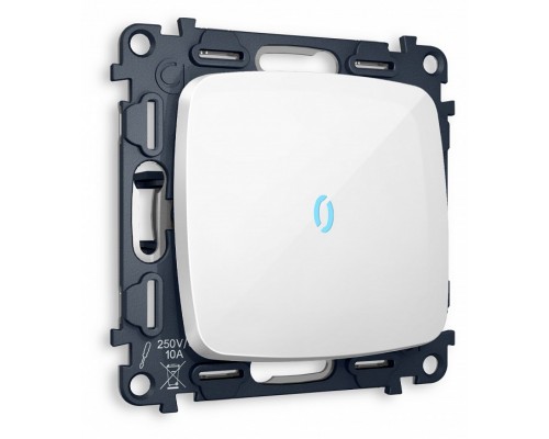 Выключатель проходной одноклавишный с подсветкой без рамки Ambrella Volt MO MO102040