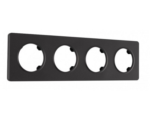 Рамка на 4 поста Arte Milano am-502.15 502.15-4.black Рамка на 4 поста Arte Milano am-502.15 502.15-4.black