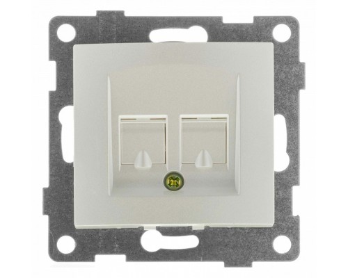 Розетка телефонная RJ-12 без рамки Gusi Electric BRAVO С10Т1-028