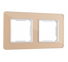 Рамка на 2 поста Arte Milano am-503.14 503.14-2.shampan