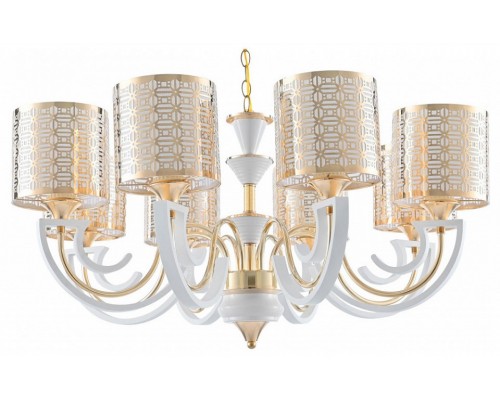 Подвесная люстра Arte Milano Florentia-8857 308857/8 Wh/Gd Подвесная люстра Arte Milano Florentia-8857 308857/8 Wh/Gd