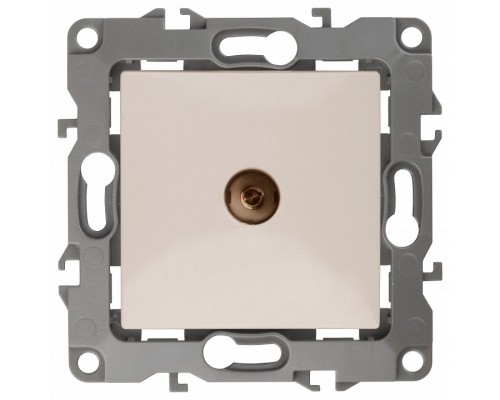 ТВ-розетка проходная без рамки Эра Эра 12 12-3102-02