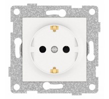 Розетка с заземлением и со шторкой, без рамки Gusi Electric UGRA С11Р4-028