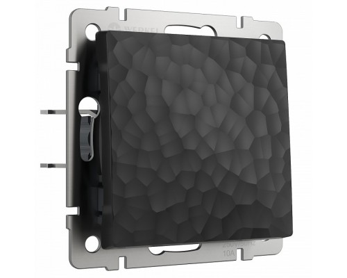 Выключатель проходной одноклавишный без рамки Werkel Hammer W1212008 (черный) Выключатель проходной одноклавишный без рамки Werkel Hammer W1212008 (черный)
