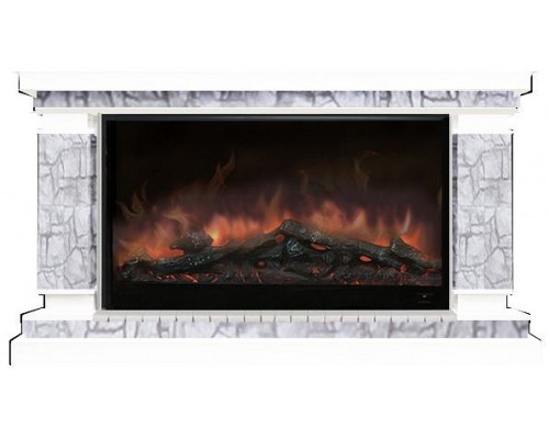Комплект из электрокамина напольного и портала (143x45x82.5 см) Лорд Старый Город Premier S14 ЛО000075