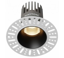 Встраиваемый светильник Maytoni Technical  DL124-10W-3K-TRS-B