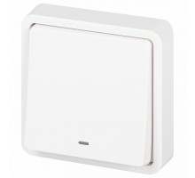 Выключатель одноклавишный с подсветкой Эра Эра Эксперт 11-1522-01