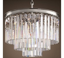 Подвесная люстра Imperiumloft Rh 1920S Odeon Clear Glass Fringe 40.1539