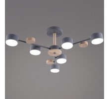 Люстра на штанге 03758-0.3-06 GREY+WOOD GX53
