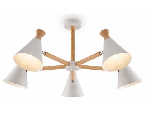 Люстра на штанге Freya Rise FR5169PL-05W Люстра на штанге Freya Rise FR5169PL-05W