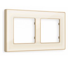 Рамка на 2 поста Ambrella Volt Arctic AF580342