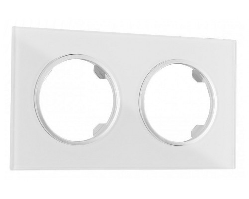 Рамка на 2 поста Arte Milano am-502.01 502.01-2.white Рамка на 2 поста Arte Milano am-502.01 502.01-2.white