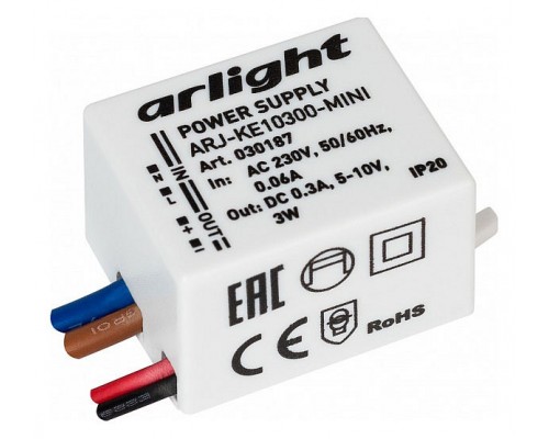 Блок питания с проводом Arlight ARJ 30187 Блок питания с проводом Arlight ARJ 30187