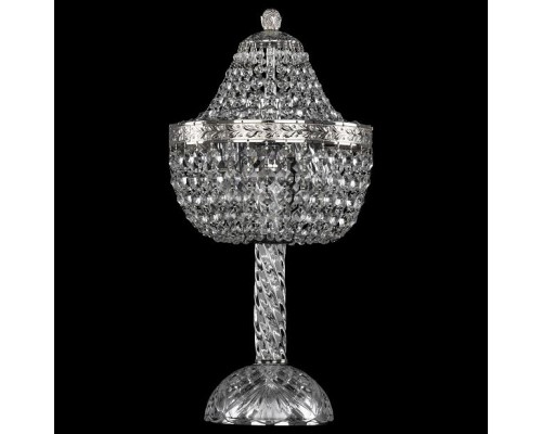 Настольная лампа декоративная Bohemia Ivele Crystal 1911 19111L4/H/20IV Ni Настольная лампа декоративная Bohemia Ivele Crystal 1911 19111L4/H/20IV Ni