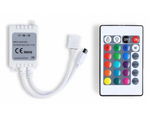 Контроллер-регулятор цвета RGB с пультом ДУ Ambrella Light GS GS11201 Контроллер-регулятор цвета RGB с пультом ДУ Ambrella Light GS GS11201