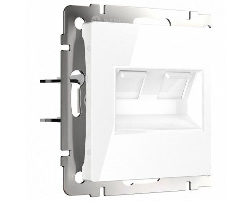 Розетка двойная Ethernet RJ-45 без рамки Werkel W118 1 W1181101 Розетка двойная Ethernet RJ-45 без рамки Werkel W118 1 W1181101