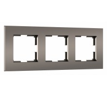 Рамка на 3 поста Werkel Slab (бронза софт) W0032963