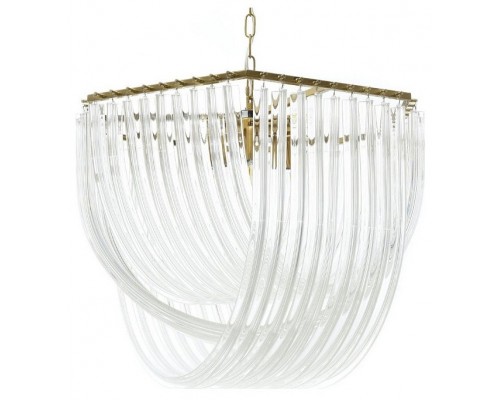 Подвесная люстра LUMINA DECO Weddini LDP 6001-600 GD+CL Подвесная люстра LUMINA DECO Weddini LDP 6001-600 GD+CL