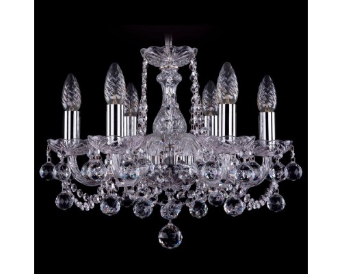 Подвесная люстра Bohemia Ivele Crystal 1402 1402/6/141/Ni/Balls Подвесная люстра Bohemia Ivele Crystal 1402 1402/6/141/Ni/Balls