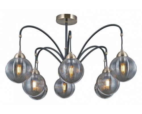 Люстра на штанге ILLUMICO IL0433-8PSQ-79 BK AB Люстра на штанге ILLUMICO IL0433-8PSQ-79 BK AB