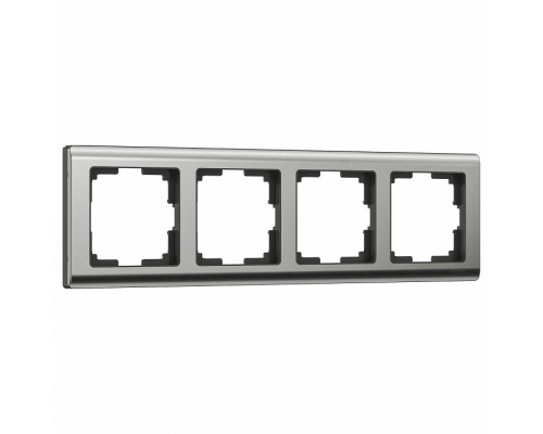 Рамка на 4 поста Werkel Metallic W0041602 Рамка на 4 поста Werkel Metallic W0041602