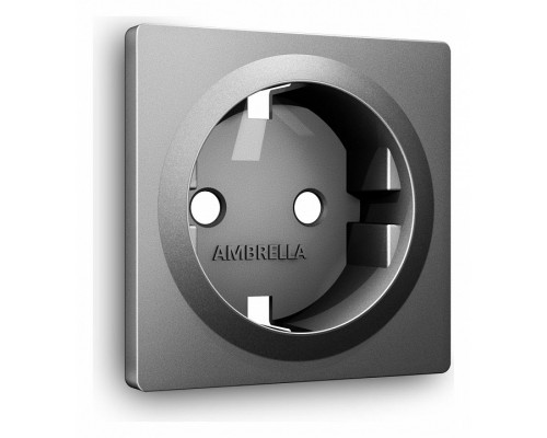 Накладка для розетки с заземлением Ambrella Volt Quant AP6560 Накладка для розетки с заземлением Ambrella Volt Quant AP6560