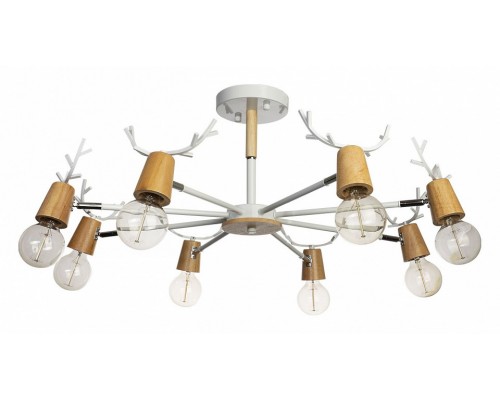 Люстра на штанге Loft it Sven 10024/8 White Люстра на штанге Loft it Sven 10024/8 White