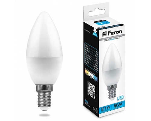 Лампа светодиодная Feron Saffit LB-570 E14 9Вт 6400K 25800 Лампа светодиодная Feron Saffit LB-570 E14 9Вт 6400K 25800