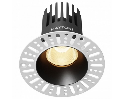 Встраиваемый светильник Maytoni Dip DL121-15W-2.7K-TRS-B