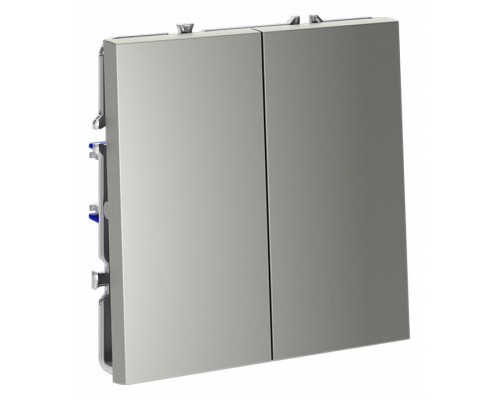 Выключатель двухклавишный без рамки Voltum S70 VLS020605 Выключатель двухклавишный без рамки Voltum S70 VLS020605