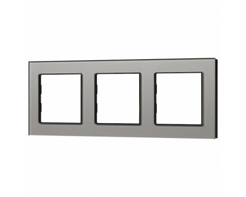 Рамка на 3 поста Arlight GLARE 043801 Рамка на 3 поста Arlight GLARE 043801