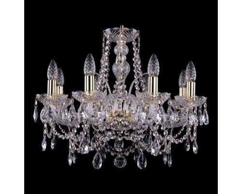 Подвесная люстра Bohemia Ivele Crystal 1411 1411/8/195/G Подвесная люстра Bohemia Ivele Crystal 1411 1411/8/195/G