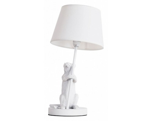 Настольная лампа декоративная Arte Lamp Gustav A4420LT-1WH Настольная лампа декоративная Arte Lamp Gustav A4420LT-1WH