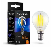 Лампа светодиодная Voltega Globe 6W E14 6Вт 2800K 7021