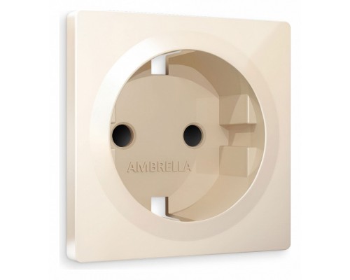 Накладка для розетки с заземлением и со шторками Ambrella Volt Quant AP3070 Накладка для розетки с заземлением и со шторками Ambrella Volt Quant AP3070