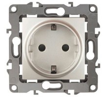 Розетка с заземлением, без рамки Эра Эра 12 12-2001-15