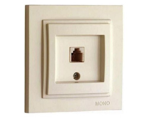 Розетка телефонная RJ-11 Mono Electric Despina 102-170005-124 Розетка телефонная RJ-11 Mono Electric Despina 102-170005-124