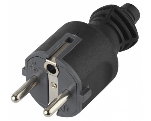 Вилка прямая с заземлением Эра  V4(B)