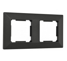 Рамка на 2 поста Arte Milano am-503.03 503.03-2.black