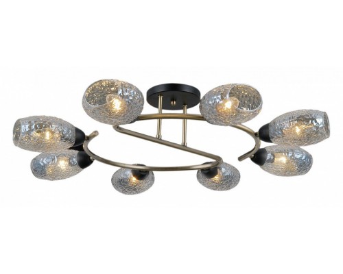 Потолочная люстра ILLUMICO  IL0300-8CSQ-79 BK AB